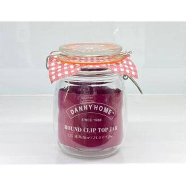 500ml Round clip top jar  DANNY HOME  1966-31