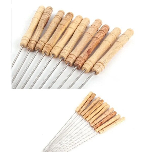 30cm Needles Iron 12Pcs BBQ-001