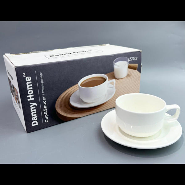 220ml cup&saucer 6  BW20-05/6C