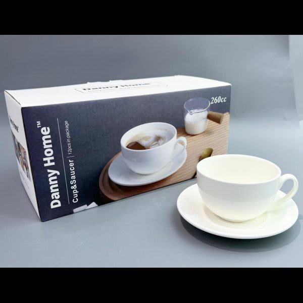 260ml cup&saucer 6 BW20-07/6C