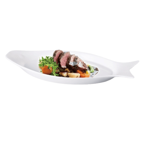 14"Fish Plate BRILLIANT Porcelain Br0290