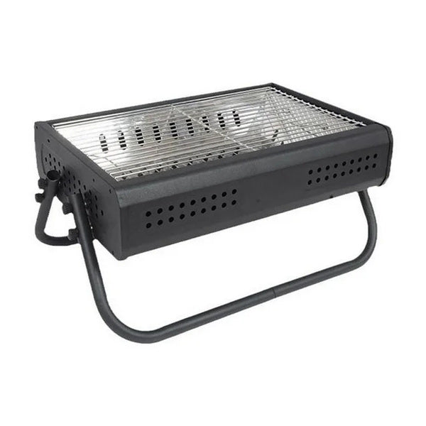 BBQ Barbecue Grill, Portable Charcoal Grill For Outdoor, Built-in Charcoal Tank Stainless Steel BBQ Tabletop Barbeque Grill With Air Vent For Courtyard Garden (CA-27) H-Basket (B) 43x29x22 HXB-17