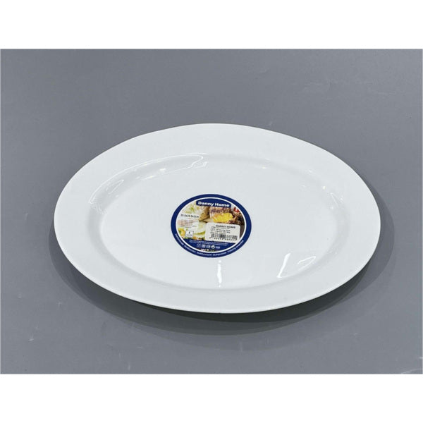 14"Serving Plate Opal Glass DANNY HOME  LKBYP140