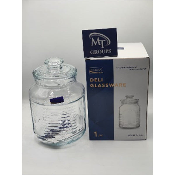 JAR 2200 ML WITH LID DELI SOGA MFG55-D