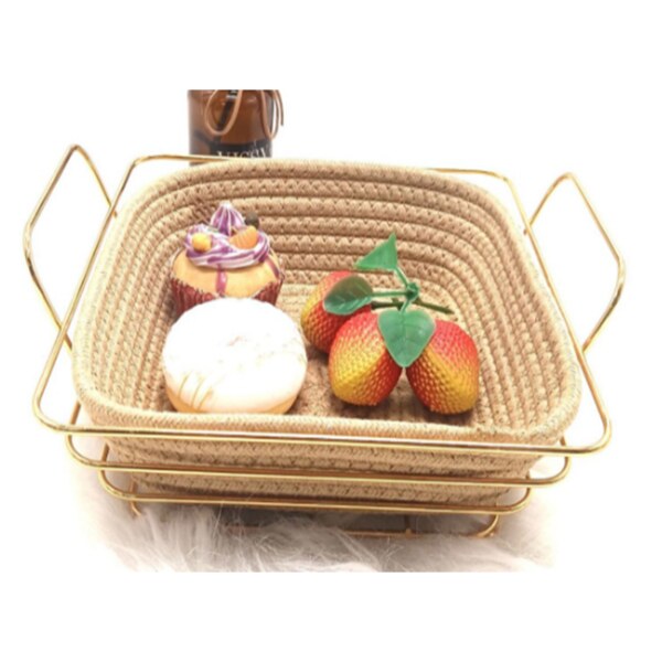 Golden Square Basket - Multiple Use